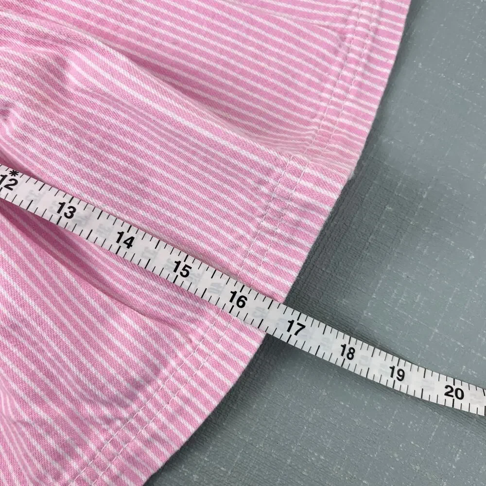 Vintage OshKosh B'gosh Pink Stripe Jumper Skirtall 12 Months